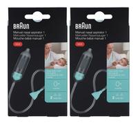 BRAUN Aspirateur nasal manuel Tétine(S) 2x1 pc(s)