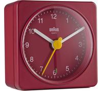 Braun BC 02 R Réveil à quartz rouge