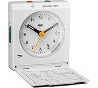 Réveil Braun BC05W Quartz analogique blanc