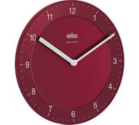 Braun BC 06 R-DCF Horloge murale radiocommandée rouge