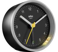Braun BC 12 SB Réveil à quartz argenté-noir