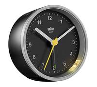 Braun BC 12 SB Réveil à quartz argenté-noir
