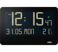 Braun BC 14 noir Horloge murale à quartz numérique