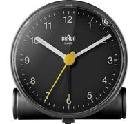 Braun BC01 - Réveil - rond - quartz - bureau - noir
