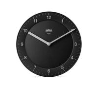 Braun BC 06 B Quarzwanduhr analog schwarz Horloge à quartz Cercle Noir