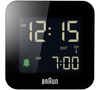 Braun BC08B-DCF radiopiloté(e) Réveil noir écran négatif