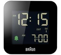 Braun BC08B-DCF radiopiloté(e) Réveil noir écran négatif