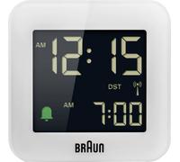Braun BC08W-DCF radiopiloté(e) Réveil blanc