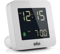 Braun - BC09 Réveil de voyage numérique - Blanc Blanc G