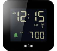 Braun BC09B-DCF Réveil noir Heures de réveil 1 deux lignes