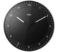 Braun BC17B Horloge Murale à Quartz avec Mouvement Silencieux Noir Diamètre 33 cm