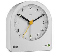 Braun BC22 Réveil à quartz Blanc et Jaune Blanc