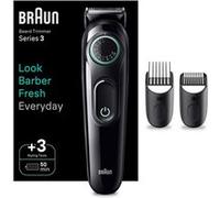 Braun BeardTrimmer 3 BT3411 Batterie 40 2 cm Noir, Vert