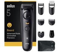 Braun Beardtrimmer 5 Bt5560 Tondeuse À Barbe Batterie 40 2 Cm Mouillé & Sec Noir