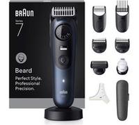 Braun BeardTrimmer 7 BT7540 tondeuse à barbe Batterie 40 2 cm Mouillé & sec Noir, Bleu