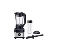 Braun Blender PowerBlend 7 JB7551BK, Verseuse en verre 1,7L, 10 vitesses + impulsion, programmes de repas automatiques, lame PrecisionCrush, programme de nettoyage, pilon et bouteille de 600 ml, 1400