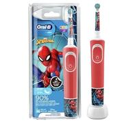 Oral-B Vitality Pro Kids Spiderman Enfant Brosse à dents rotative oscillante Bleu, Rouge
