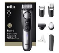 Braun BeardTrimmer 9 BT9520 tondeuse à barbe Batterie 52 2 cm Mouillé & sec Noir, Gris