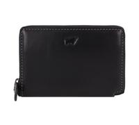 Braun Büffel Arezzo Étui pour cartes de crédit Protection RFID Cuir 11.5 cm noir