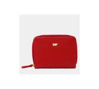 Braun Büffel Asti Mini Portefeuille RFID en cuir 5CS Rouge