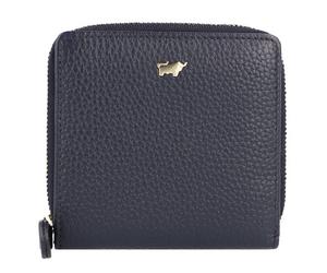 Braun Büffel Asti Porte-monnaie Protection RFID Cuir véritable 10 cm bleu