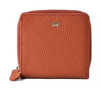Braun Büffel Asti Porte-monnaie Protection RFID Cuir véritable 10 cm orange