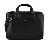Braun Büffel Golf 3.0 Attaché-case Cuir véritable 37.5 cm Compartiment ordinateur noir