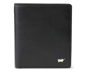 Braun Büffel Golf 3.0 Porte-monnaie Protection RFID Cuir 11 cm noir