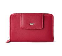Braun Büffel Golf 3.0 Porte-monnaie Protection RFID Cuir 14 cm rouge