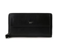 Braun Büffel Golf 3.0 Porte-monnaie Protection RFID Cuir 19 cm noir