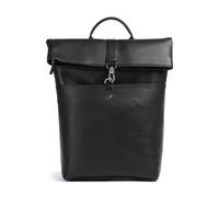 Braun Büffel Golf Sac à dos noir, cuir de vache finement grainé, unisexe