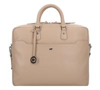 Braun Büffel Hanna Attaché-case Cuir véritable 41 cm Compartiment ordinateur beige