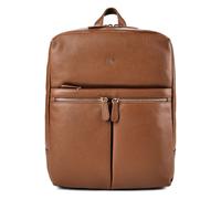 Braun Büffel Hanna Sac à dos professionnel M Cuir véritable 40 cm Compartiment ordinateur brun