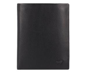 Braun Büffel Hannes Porte-monnaie Protection RFID Cuir 9.5 cm noir