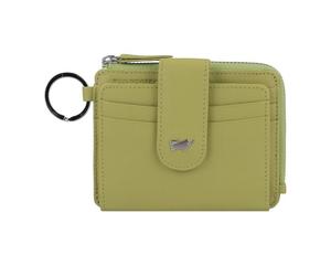 Braun Büffel Joy Étui pour cartes de crédit Protection RFID Cuir véritable 11 cm olive