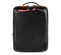 Braun Büffel Novara Sac à dos professionnel Cuir véritable 40 cm Compartiment ordinateur gris