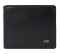 Braun Büffel Porte-monnaie Country RFID en cuir 11 cm avec pince à billets noir