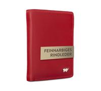 BRAUN BÜFFEL Portefeuille Golf 2.0 - Cuir véritable - 7 Compartiments H - Rouge