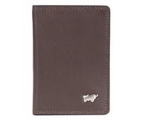 BRAUN BÜFFEL Portefeuille pour homme en cuir de vachette véritable avec protection RFID - Étui pour cartes avec 10 emplacements pour cartes - Marron élégant