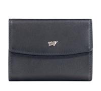 BRAUN BÜFFEL Portefeuille pour homme en cuir de vachette véritable avec protection RFID - Portefeuille à armature avec 8 compartiments pour cartes - Noir élégant