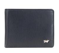 BRAUN BÜFFEL Portefeuille pour homme en cuir de vachette véritable avec protection RFID - Portefeuille zétile avec 12 emplacements pour cartes - Noir élégant