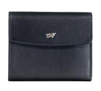 BRAUN BÜFFEL Portefeuille pour homme en cuir de vachette véritable avec protection RFID - Portefeuille de taille moyenne avec 8 emplacements pour cartes, Noir , Classique