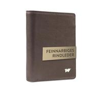 BRAUN BÜFFEL Portefeuille pour homme en cuir de vachette véritable avec protection RFID - Portefeuille format portrait avec 7 emplacements pour cartes + boucle Marron élégant