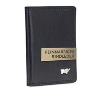 BRAUN BÜFFEL Portefeuille pour homme en cuir de vachette véritable Golf avec protection RFID - Étui pour cartes avec 10 emplacements pour cartes - Noir élégant