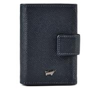 Braun Büffel Robin Étui pour cartes de crédit Protection RFID Cuir véritable 7.5 cm bleu