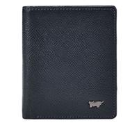 Braun Büffel Robin Étui pour cartes de crédit Protection RFID Cuir véritable 8 cm bleu
