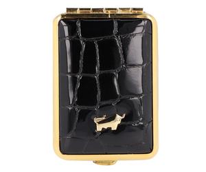 Braun Büffel Verona Boîte à pilules en cuir 6 cm noir