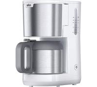 BRAUN Cafetière électrique KF 1505 WH PurShine 9 tasses thermo blanc
