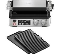 Braun CG7040 CG STEELBK Gril de table avec minuterie, pliable, avec écran, portable Noir, acier inoxydable (0X17900001)