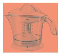 Braun Presse-agrumes MPZ9 Citromatic – 1 L, 20 W, bidirectionnel, réglage de la pulpe – Blanc